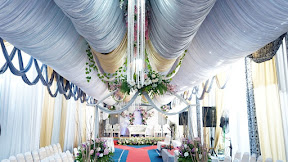 Dekorasi Tenda Pernikahan Untuk Resepsi Pernikahan di rumah